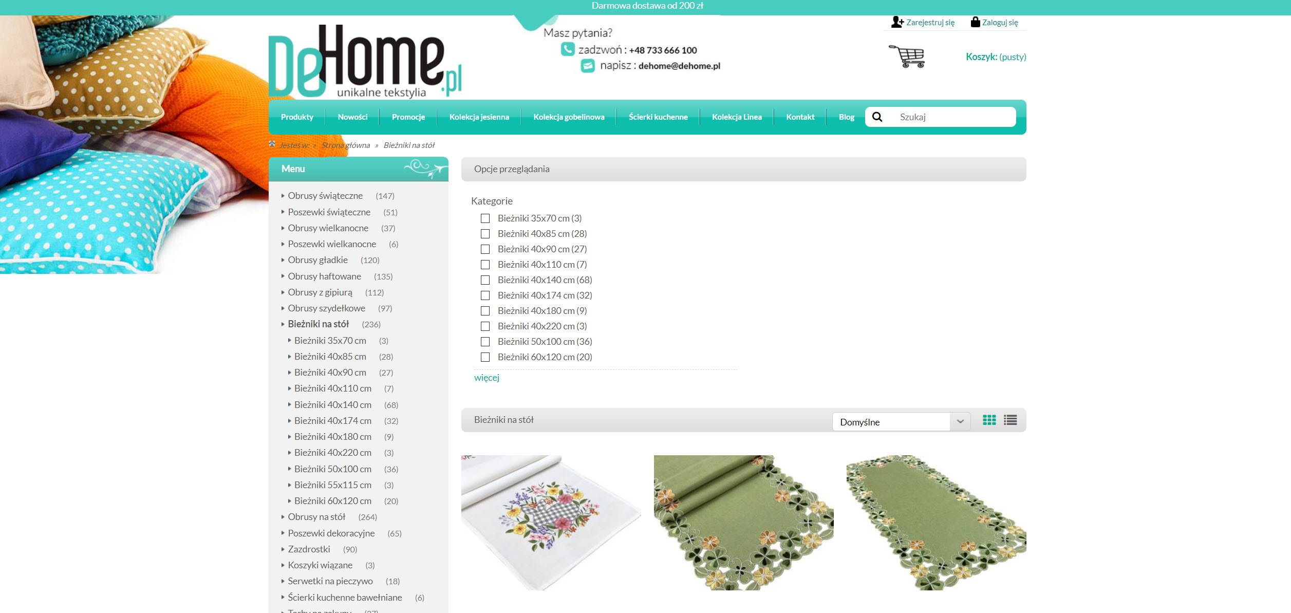 Minimalistyczny czy glamour? Jak dobrać bieżnik do stylu wnętrza?