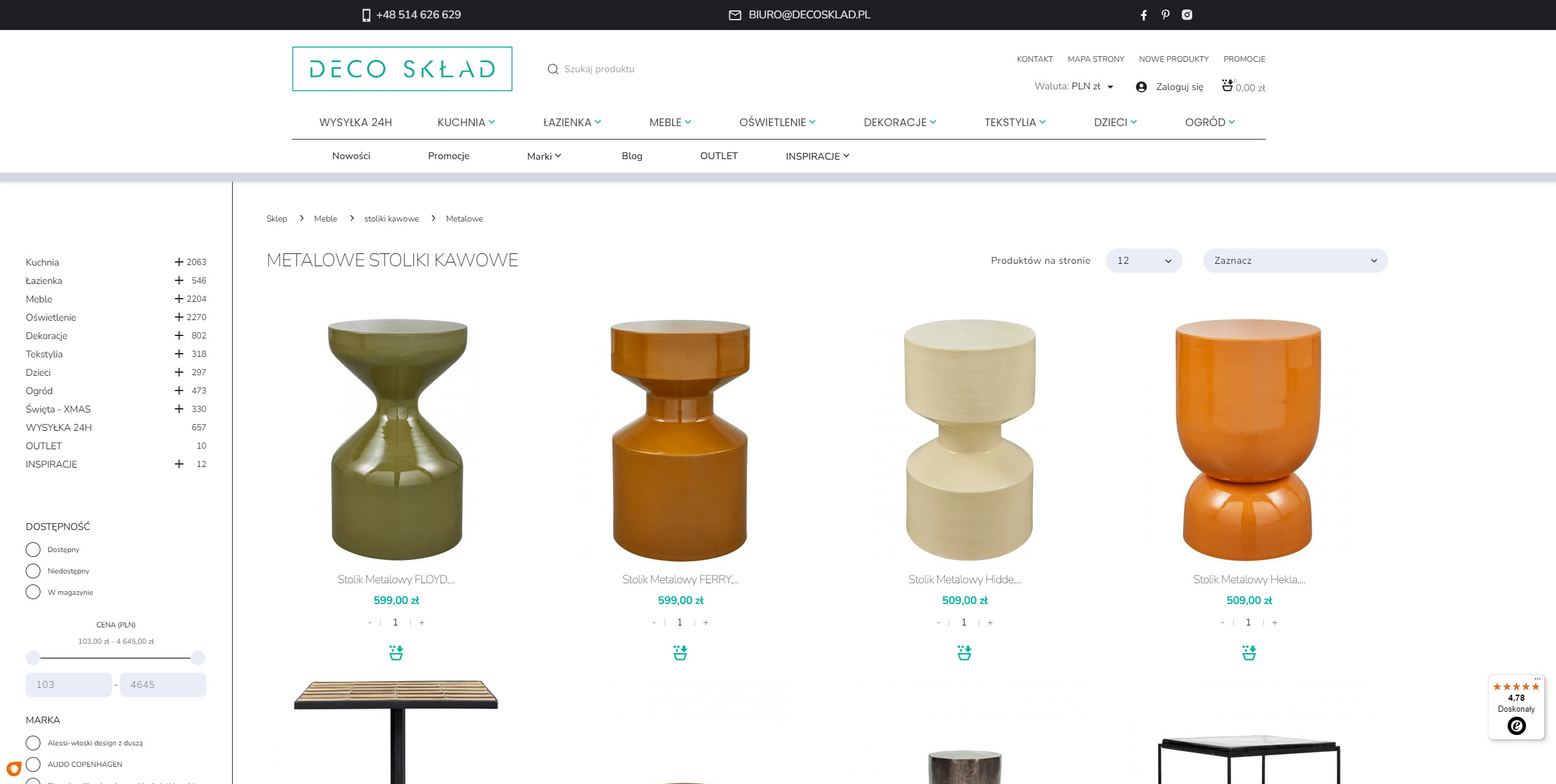 Loft, industrial, modern - dlaczego metalowe stoliki kawowe tak dobrze odnajdują się w tych stylach?