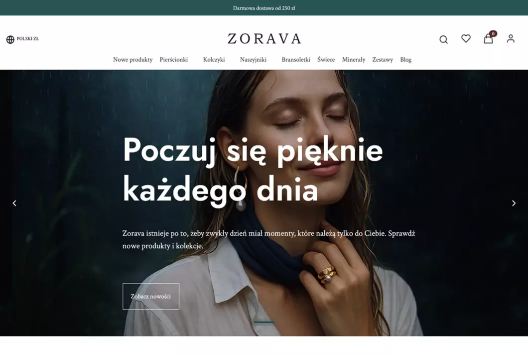 Zrzut ekranu strony